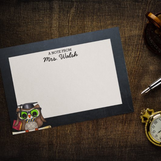 フウ頭が切れるルカルボードパーソナライズされた先生 ポストイット