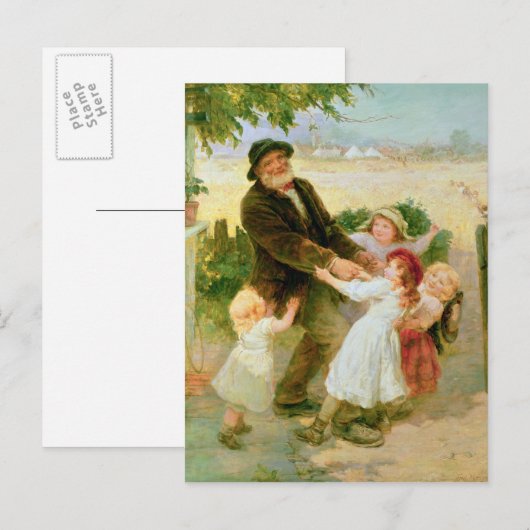 フェアに行く ポストカード (正面/裏面)