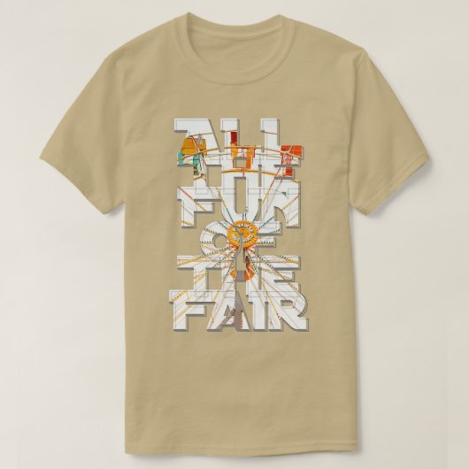 フェアの全おもしろい Tシャツ (デザイン正面)