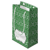 フェアアイルのクリスマスニットパターン スモールペーパーバッグ (正面アングル)