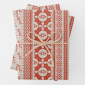 フェアアイルニットセーター ラッピングペーパーシート (インサイチュ)