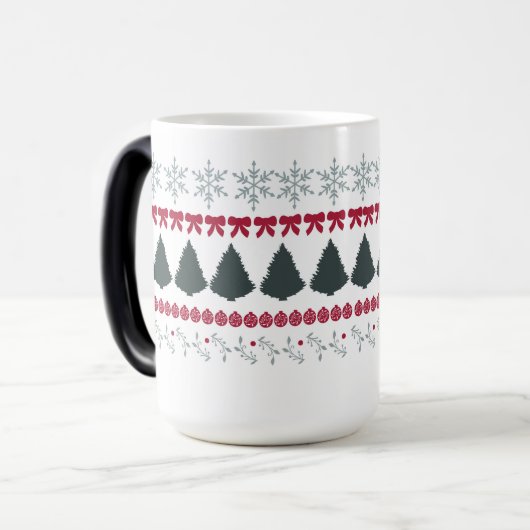 フェアアイル クリスマスセーター マグ (正面左)
