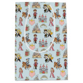 フェアイターレプリンセスとナイトパターン抱き枕 ミディアムペーパーバッグ (正面)