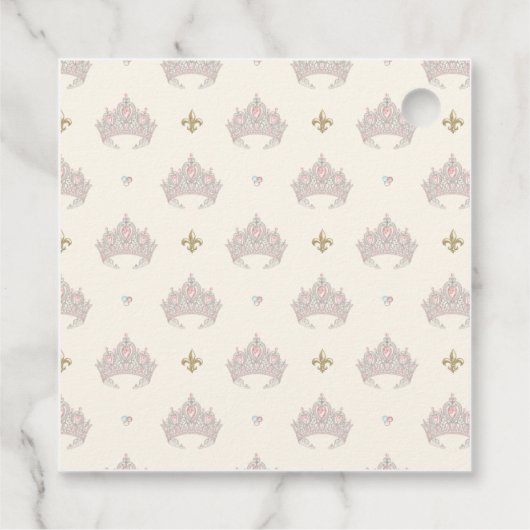 フェアイ王室のタレプリンセスキャリッジ赤面アクア フェイバータグ (裏面)