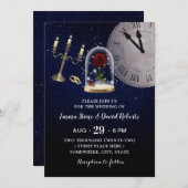 フェアイ結婚ターレバラフラワードームスターリーナイト 招待状 (正面/裏面)