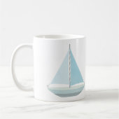 フェアウィンズ後を追ズ・シーズセイルボートマグ コーヒーマグカップ (左)