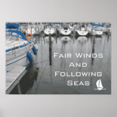 フェアウイ後を追ンド海の航海の引用文 ポスター (正面)