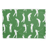 フェアウェイのゴルファー 枕カバー (正面)