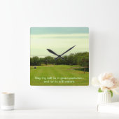 フェアウェイ スクエア壁時計 (ホーム)