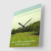 フェアウェイ スクエア壁時計 (傾斜)