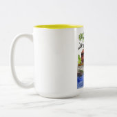 フェアウズカンインナタウンفيروز كان عنا طاحون ツートーンマグカップ (左)