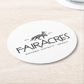 フェアエーカー ラウンドペーパーコースター (アングル)