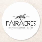 フェアエーカー ラウンドペーパーコースター (正面)