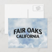 フェアオークスカリフォルニア ポストカード (正面/裏面)