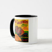 フェアグラウンズヤムラベルBreaux Bridge, LA マグカップ (正面左)