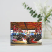 フェアグラウンドドッジムバンパーカーはがき ポストカード (スタンド正面)