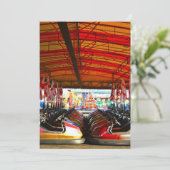 フェアグラウンドドッジムバンパーカーズ招待状 招待状 (スタンド正面)