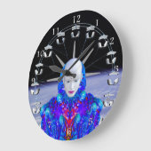 フェアグラウンド・イン・宇宙 ラージ壁時計 (傾斜)