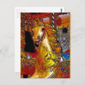 フェアグラウンド・ホース ポストカード (正面/裏面)