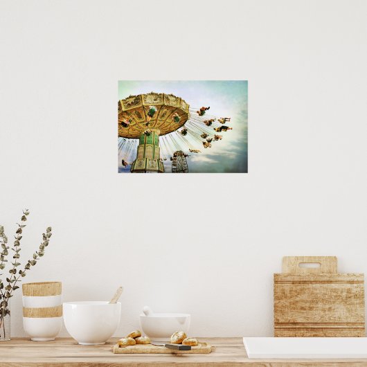 フェアグランドスイングポスター ポスター (キッチン)