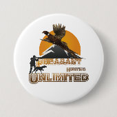 フェアサント狩り無制限 缶バッジ (正面)