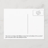 フェアタイムおもしろいザフェリスホイールとカーニバル ポストカード (裏面)