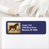 フェアデイズクリデデール荷車を引くホース住所 シール (インサイチュ)