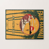 フェアハワイヴィンテージシート音楽カバー ジグソーパズル (横)