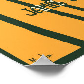 フェアハワイヴィンテージシート音楽カバー ポスター (角)