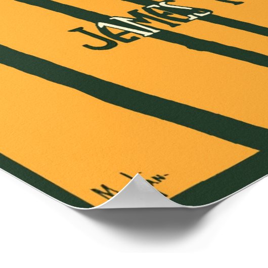 フェアハワイヴィンテージシート音楽カバー ポスター (角)