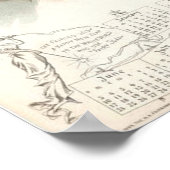 フェアバンクス妖精カレンダー1900 ポスター (角)