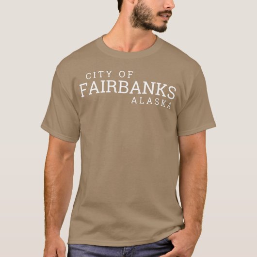 フェアバンクス市アラスカ州 Tシャツ (正面)