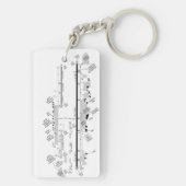 フェアバンクス空港図/タクシー図 キーホルダー (裏面)