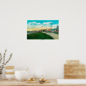 フェアバンクス、アラスカフェアバンクス、AKのタウンビュー ポスター (キッチン)