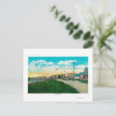 フェアバンクス、アラスカフェアバンクス、AKのタウンビュー ポストカード (スタンド正面)