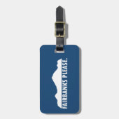 フェアバンクス・アラスカ ラゲッジタグ (正面縦)