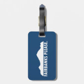 フェアバンクス・アラスカ ラゲッジタグ (裏面縦)