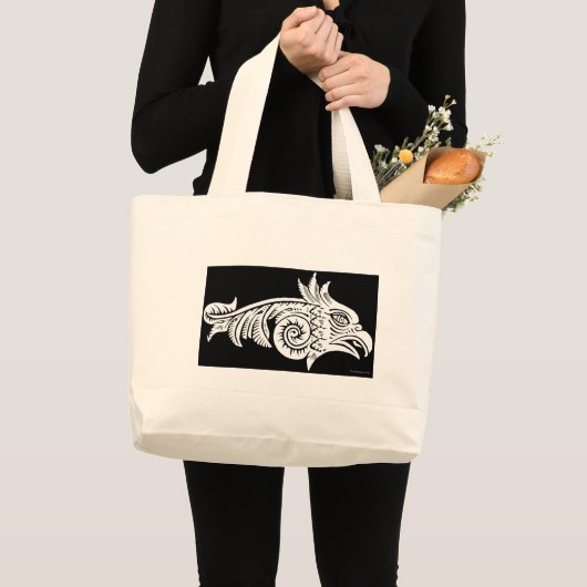 フェアバンクス- Vega Gryphonのギグのバッグ ラージトートバッグ (正面(商品))