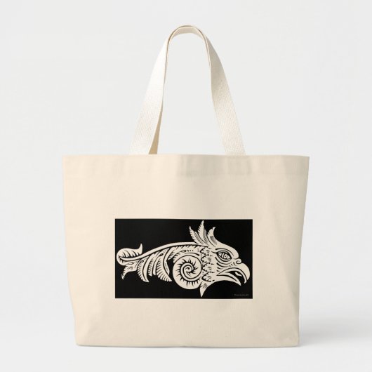 フェアバンクス- Vega Gryphonのギグのバッグ ラージトートバッグ (正面)