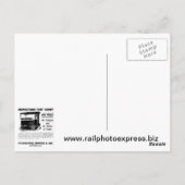 フェアバンクスMorseトラック検査モーターカーポストカード ポストカード (裏面)