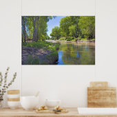 フェアバンク近くのサンペドロリバー ポスター (キッチン)