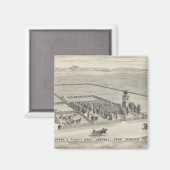 フェアビューの解像度、牧場 マグネット (正面/裏面)