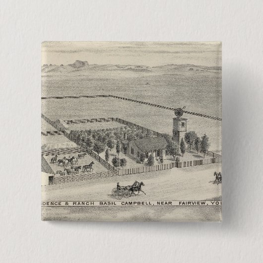 フェアビュー·レス、牧場 缶バッジ (正面)