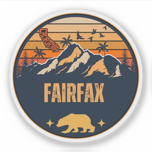 フェアファックス町, カリフォルニア シール (正面)