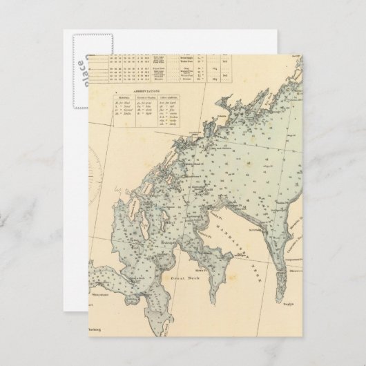 フェアフィールドカウンティコネチカット、ロングアイランドNY ポストカード (正面/裏面)