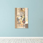 フェアフィールドポーター – クリスマスツリー1971 キャンバスプリント (インサイチュ (ウッドフロア))