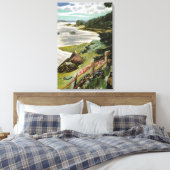 フェアフィールドポーター – 赤ケーブル1940 キャンバスプリント (インサイチュ (寝室))