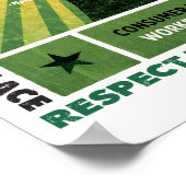 フェアフードポスター – 小 ポスター (角)