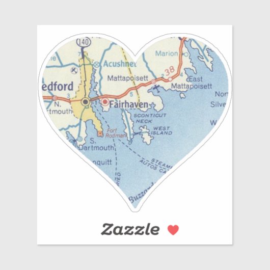 フェアヘブンMAクラシックの地図 シール (シート)