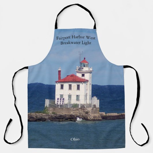 フェアポートハーバーウェスト防波堤灯 エプロン (正面)